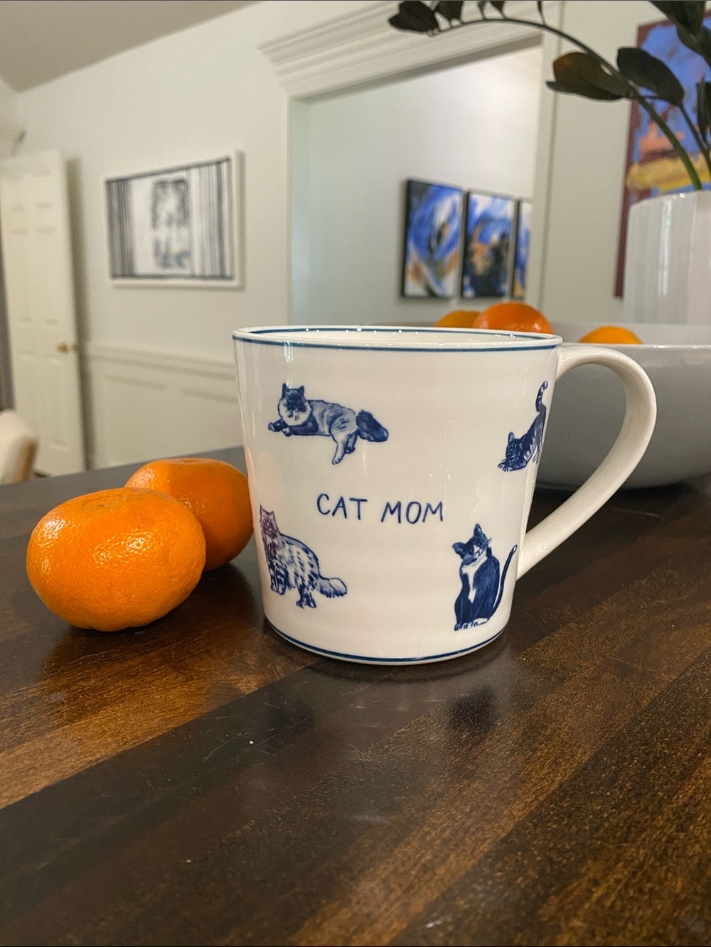 Molly Hatch “Cat Mom” Stoneware Mug